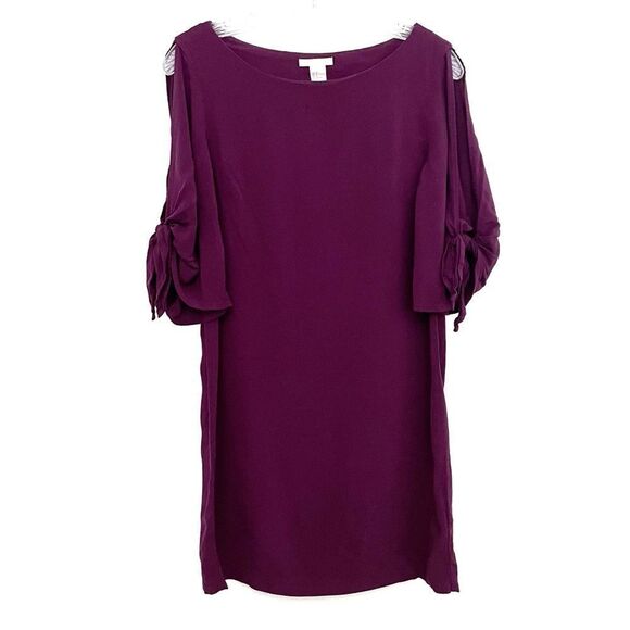 H&M Open Sleeve Shift Dress Purple Size 6 NWOT - Picture 1 of 5